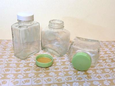 Glass bottles for picnic sets -  select me for a larger image