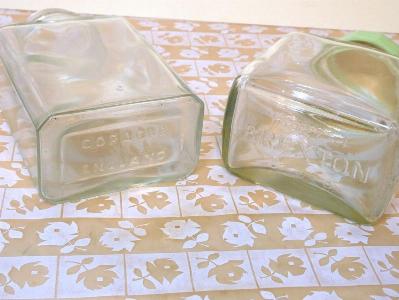 Glass bottles for picnic sets -  select me for a larger image