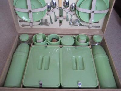 Glass bottles for picnic sets -  select me for a larger image