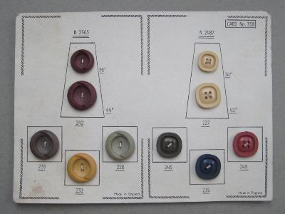 Button sample display card -  select me for a larger image