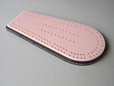 Pink and black Lucite Crib board -  select me for a larger image